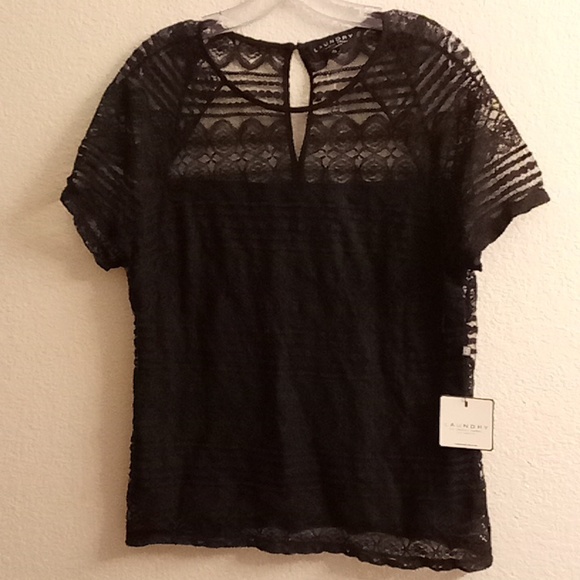 Robe Cocktail Noire Satin Laundry By Shelli Segal Taille 2 - Sans Manches, Style Gainé, Défaut Fermeture
